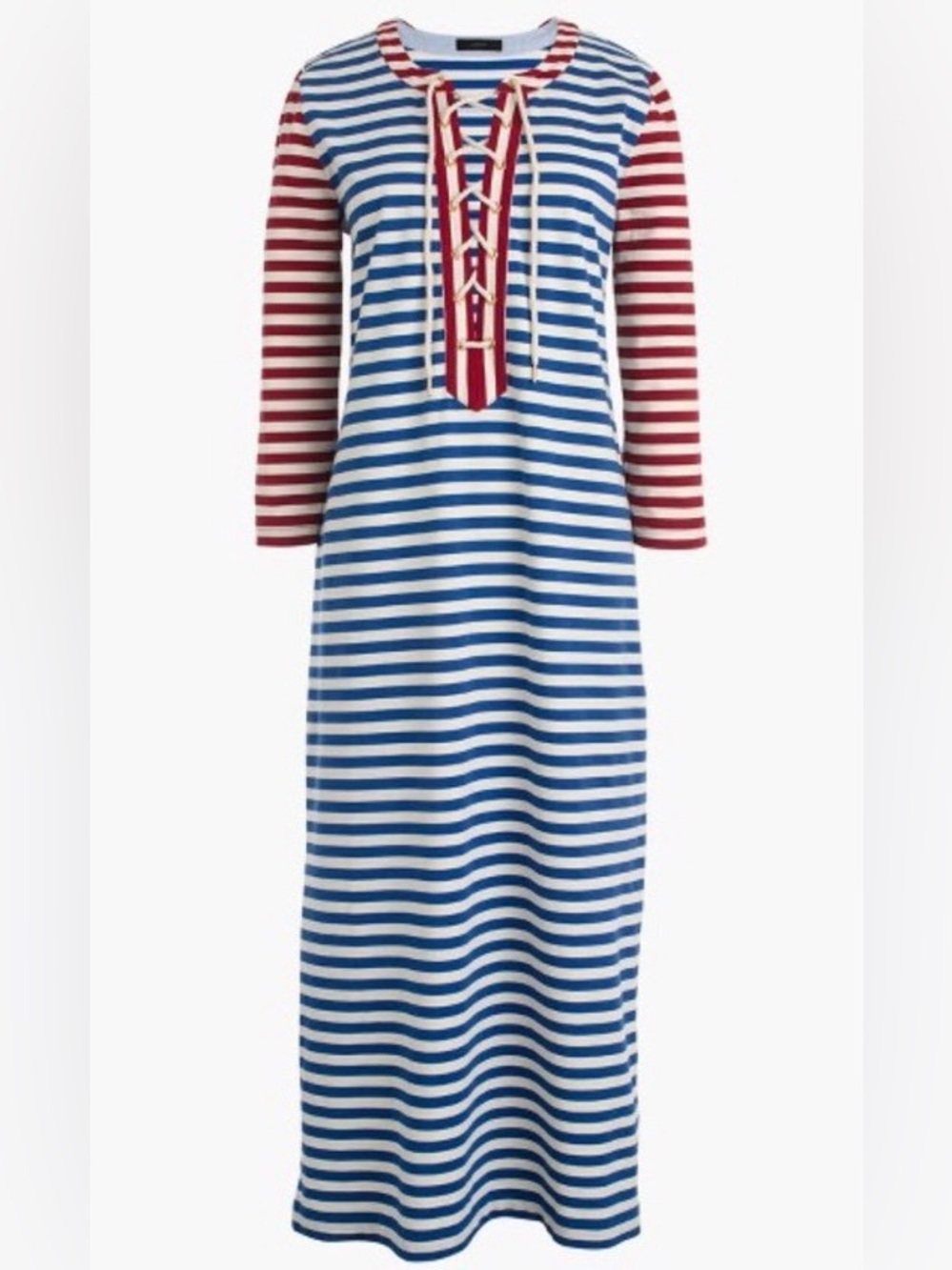 J. Crew Nautical Maxi Dress Size XS